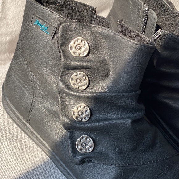 Blowfish Malibu Size 6.5/7 Ladies Ankle Boot Black - Picture 7 of 8